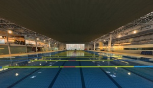 CEM Bernat Picornell, donde se acogerá el Campeonato Europeo de Waterpolo en 2018